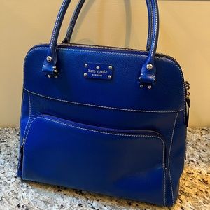 KATE SPADE Wellesley Maeda Royal Blue Tote Bag-Excellent